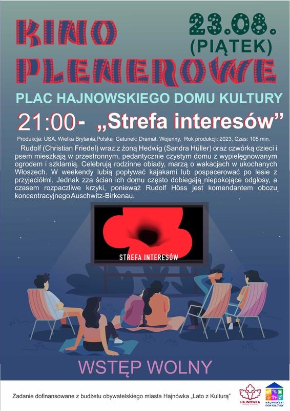 informacje o wydarzeniu, logo organizatora, grafika tematyczna