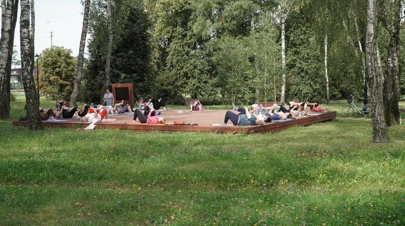 uczestnicy  zajęć aktywny senior