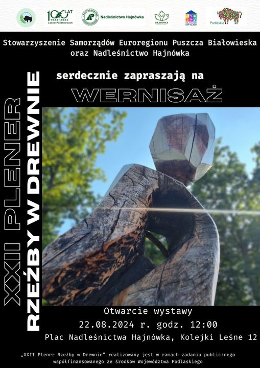 informacje o wydarzeniu, logo organizatora, grafika tematyczna