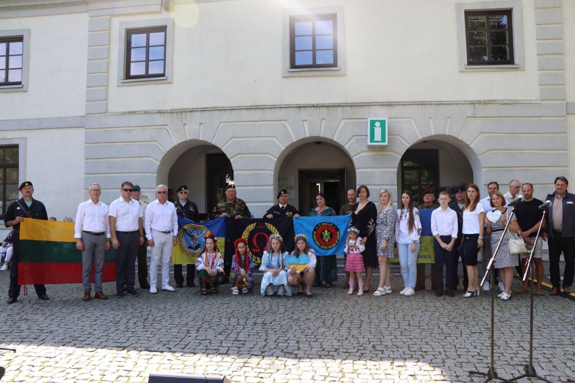 udział w uroczystościach z okazji Festiwalu Rejonu Jurbarkas w Parku