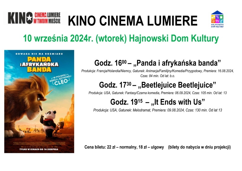 Plakat informujący o wydarzeniu