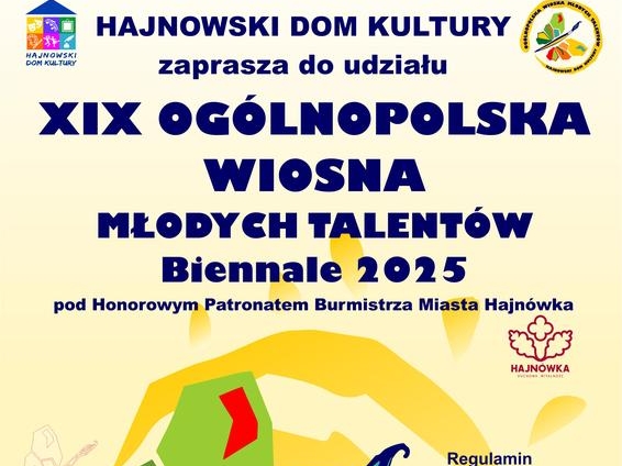 informacje o wydarzeniu, logo organizatora, grafika tematyczna