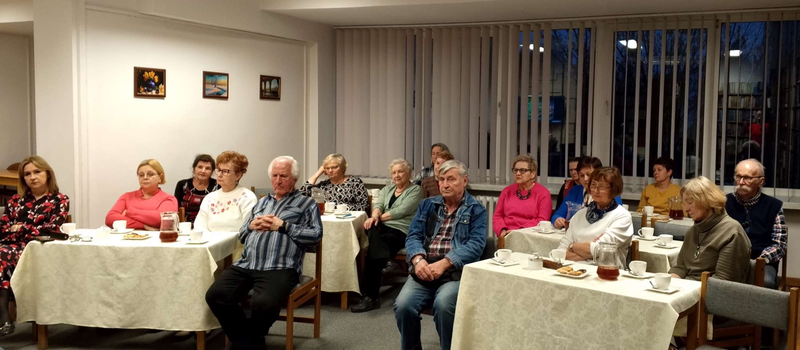 wykład w czytelni miejskiej