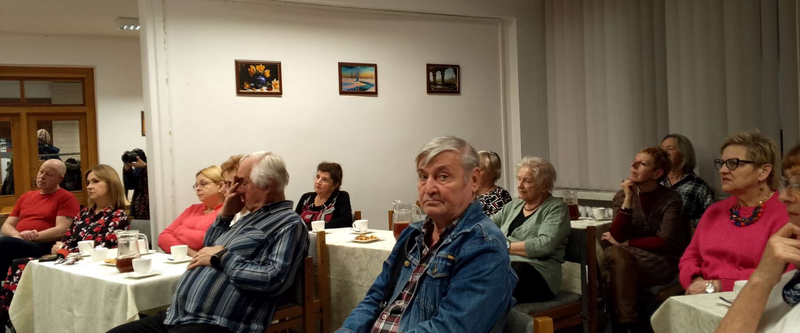 wykład w czytelni miejskiej