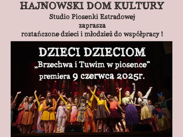 informacje o wydarzeniu, logo organizatora, grafika tematyczna