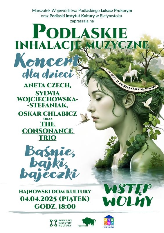 informacje o wydarzeniu, logo organizatora, grafika tematyczna
