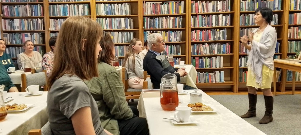 spotkanie autorskie w czytelni