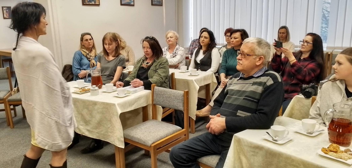 spotkanie autorskie w czytelni