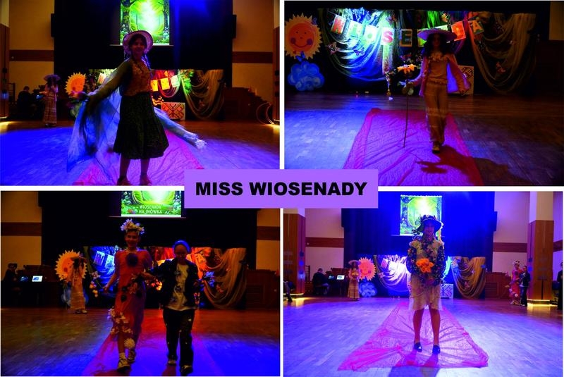 uczniowie biorący udział w Wiosenadzie