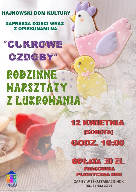 informacje o wydarzeniu, logo organizatora, grafika tematyczna