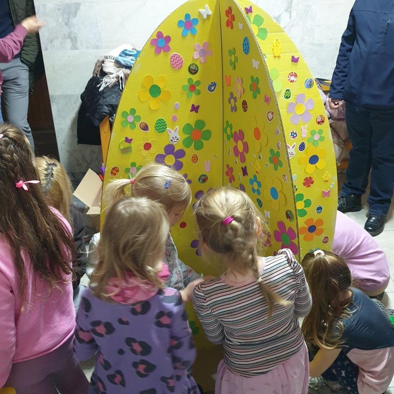 dekoracja makiet jajak wielkanocnych