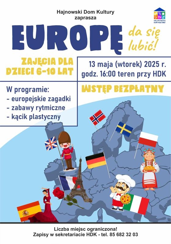 informacje o wydarzeniu, logo organizatora, grafika tematyczna