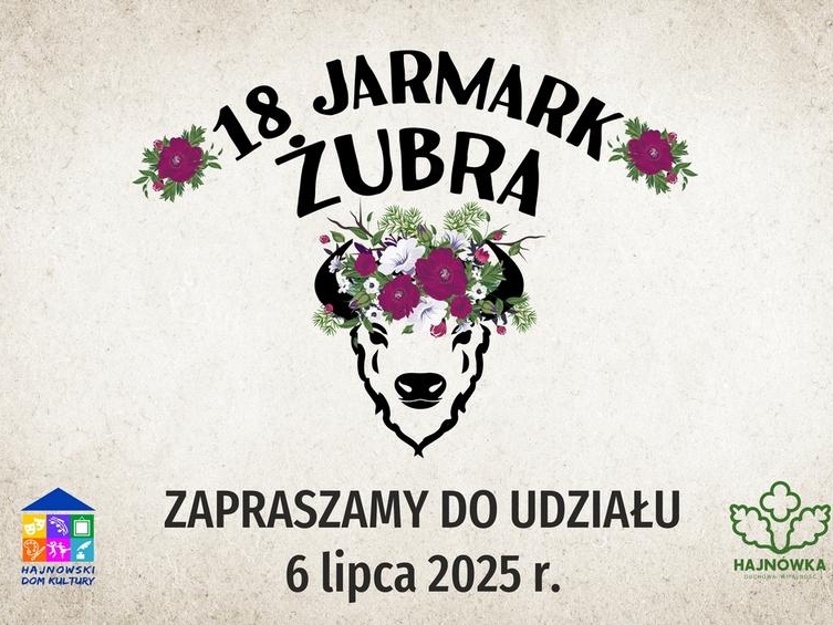 informacje o wydarzeniu, logo organizatora, grafika tematyczna