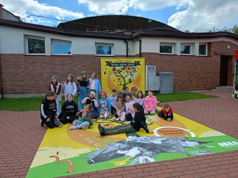 układanie dużych eko puzli