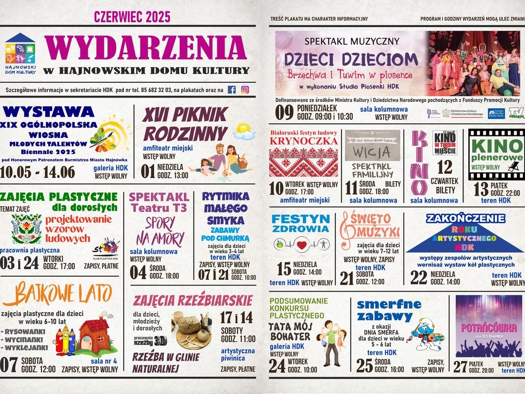 kalendarz wydarzeń