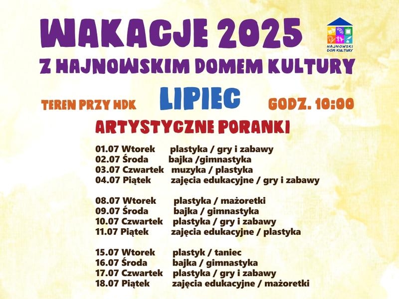 fragment grafiku na lipiec