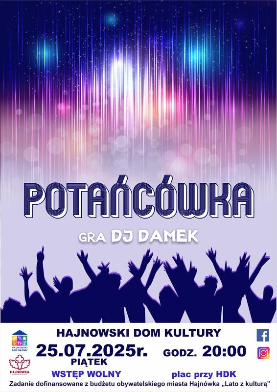 informacje o wydarzeniu, logo organizatora, grafika tematyczna