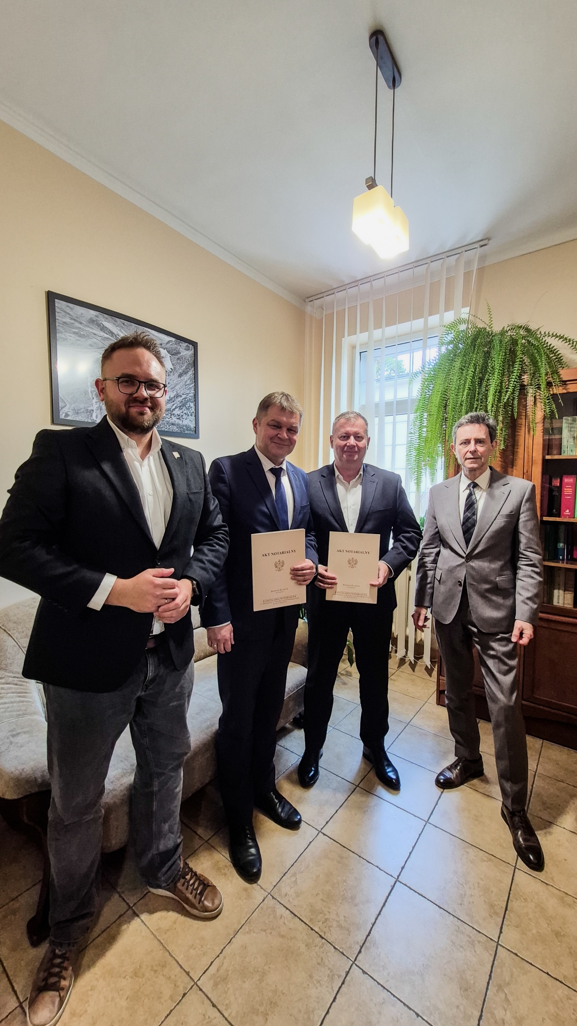 podpisany akt notarialny