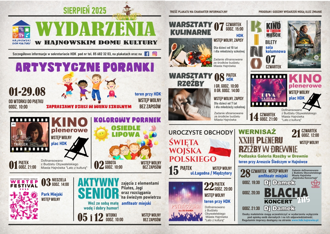 plakat informacyjny