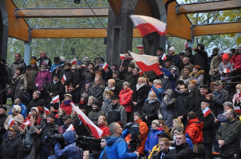 Spotkanie z Prezydentem RP w Amfiteatze Miejskim w Hajnowskim w Hajnówce