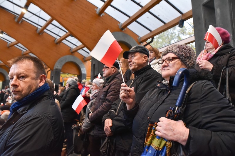 Spotkanie z Prezydentem RP w Amfiteatze Miejskim w Hajnowskim w Hajnówce