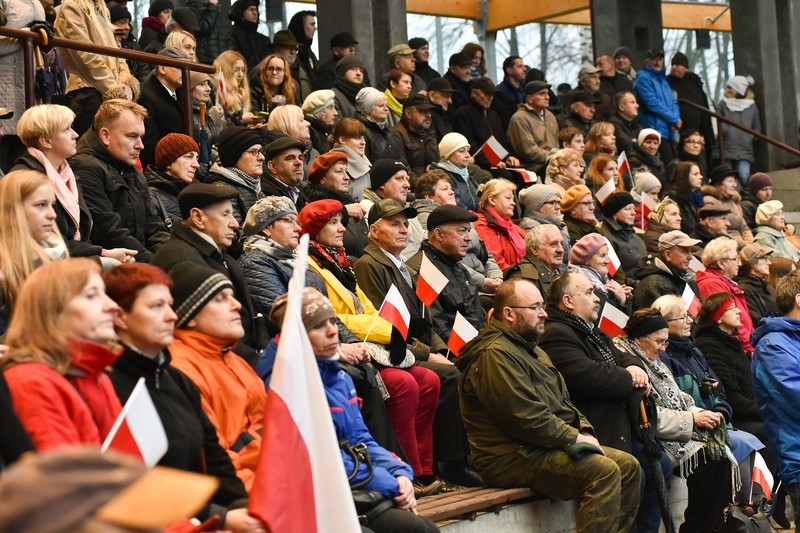Spotkanie z Prezydentem RP w Amfiteatze Miejskim w Hajnowskim w Hajnówce