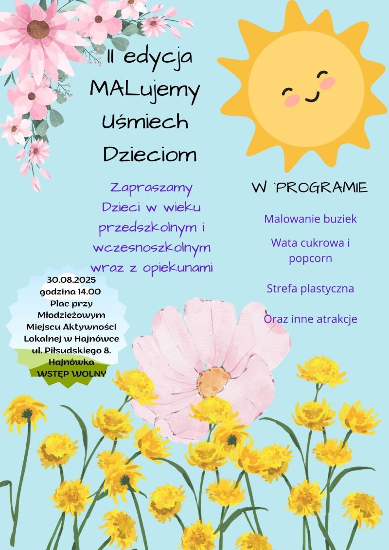 Plakat informacyjno-promocyjny