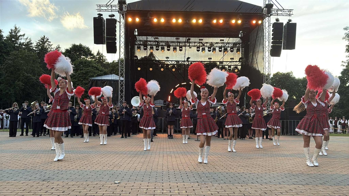 koncert orkiestr na Święcie Miasta Jurbarkas