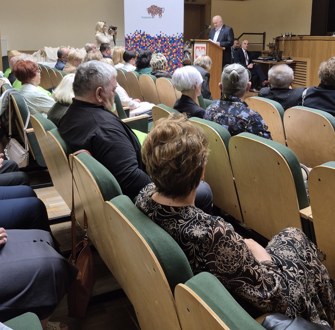 goście jubileuszu, wystąpienie prezesa organizacji