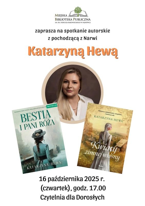 informacje o wydarzeniu, logo organizatora, grafika tematyczna