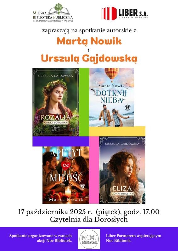 informacje o wydarzeniu, logo organizatora, grafika tematyczna