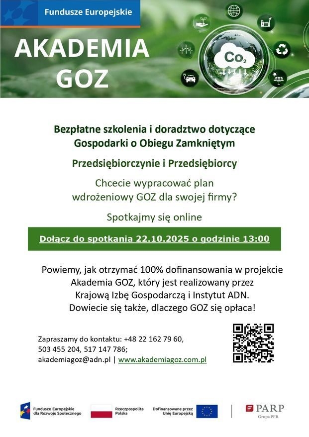 informacje o wydarzeniu, logo organizatora, grafika tematyczna