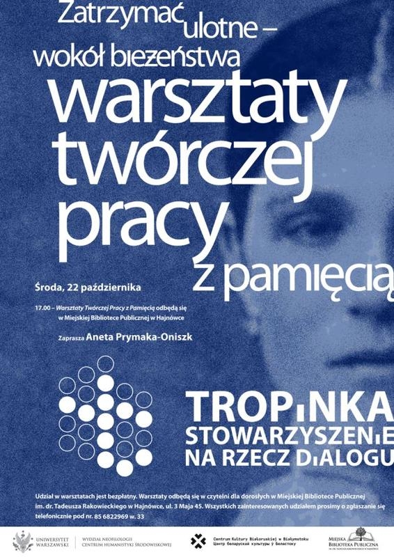 informacje o wydarzeniu, logo organizatora, grafika tematyczna