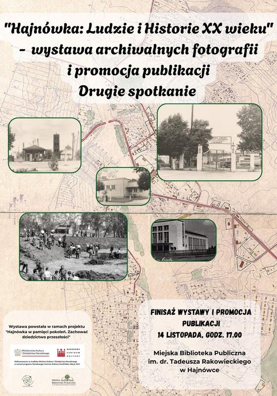 informacje o wydarzeniu, logo organizatora, grafika tematyczna