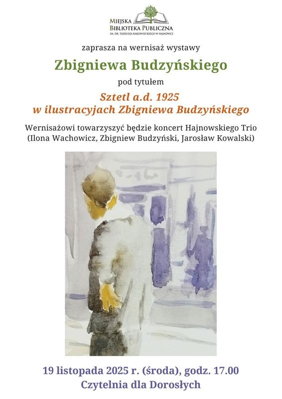 informacje o wydarzeniu, logo organizatora, grafika tematyczna