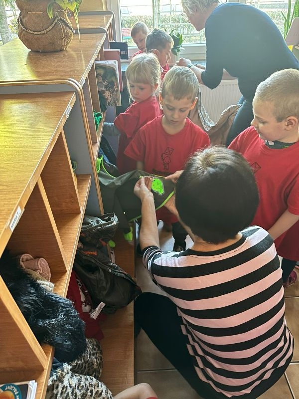 Zajęcia prowadzone przez nauczycieli z Niemiec w grupie trzeciej