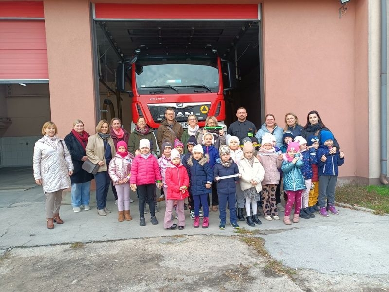 Zajęcia w Komendzie Powiatowej Państwowej Straży Pożarnej w Hajnówce