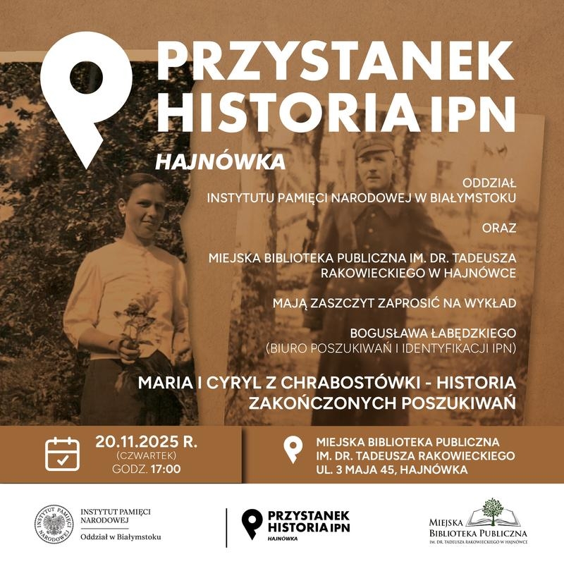 informacje o wydarzeniu, logo organizatora, grafika tematyczna