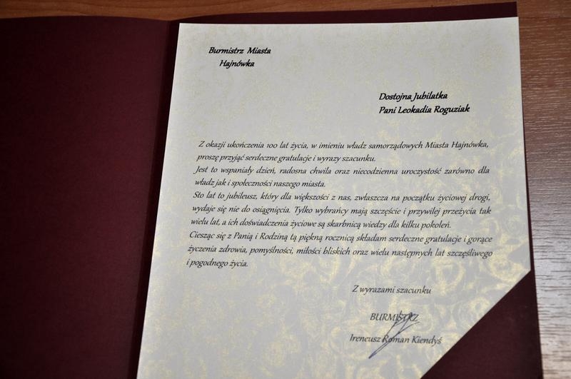 list gratulacyjny