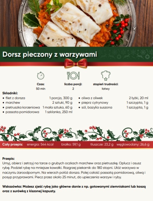 przepis na dorsza