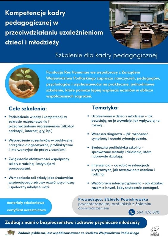 plakat informacyjny