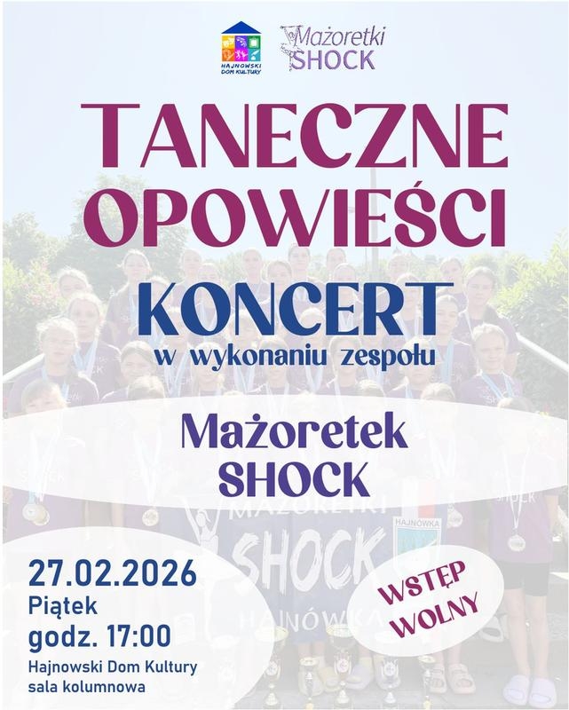 informacje o wydarzeniu, logo organizatora, grafika tematyczna