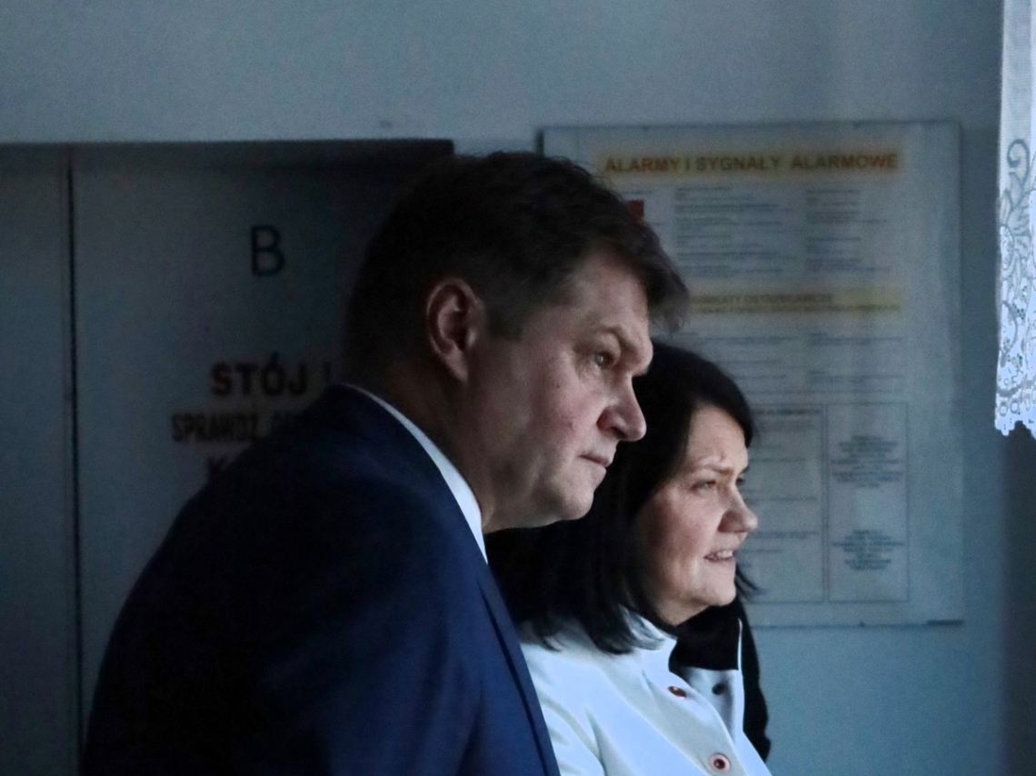 Burmistrz wraz z Panią Wiceminister
