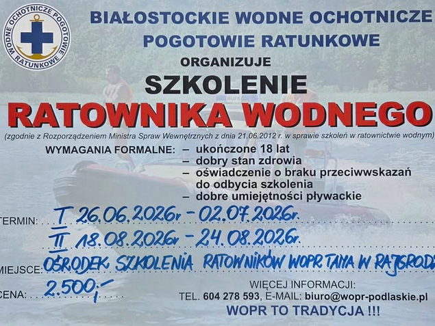 plakat informacyjny