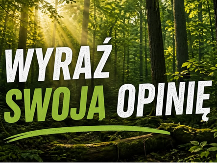 baner wyraź swoją opinię