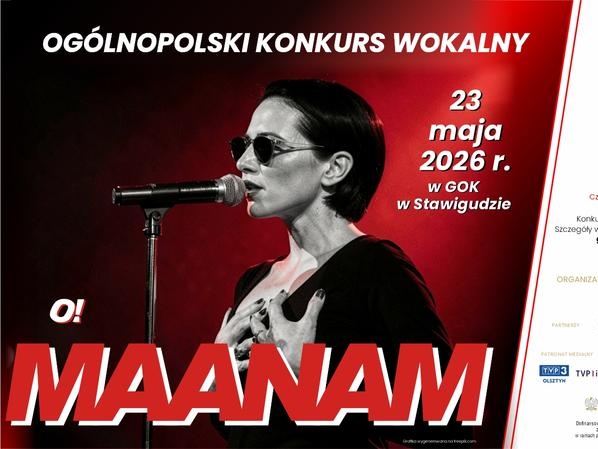 informacje o wydarzeniu, logo organizatora, grafika tematyczna