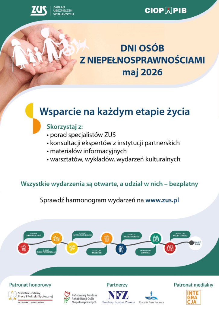 plakat dni osób z niepełnosprawnościami