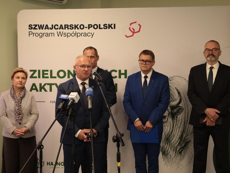 Przy głosie Starosta Hajnowski Andrzej Skiepko