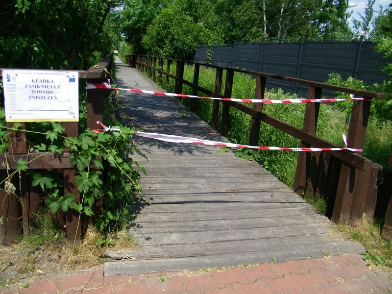 zamknięta kładka