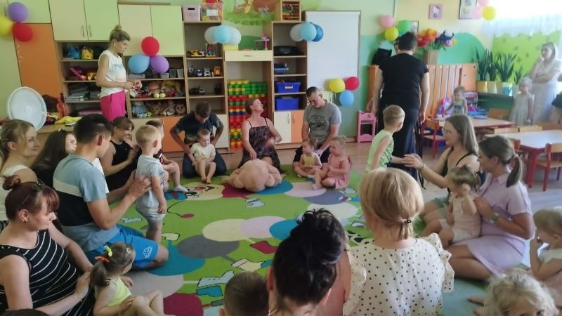 zajęcia w sali przedszkolnej